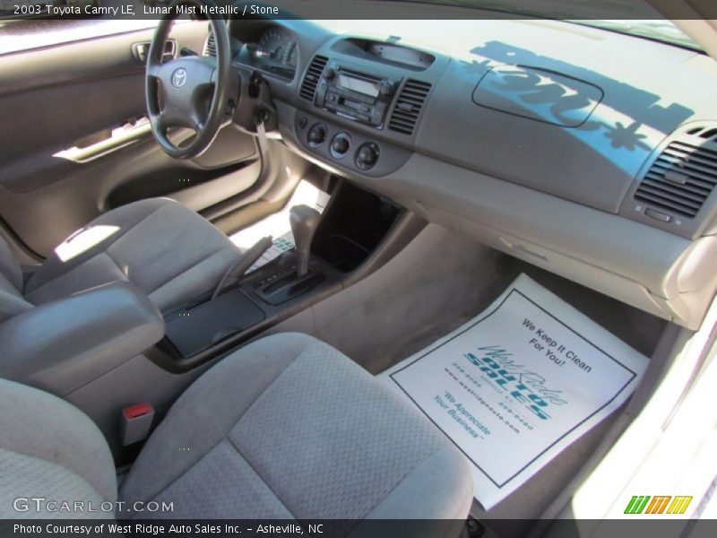 Lunar Mist Metallic / Stone 2003 Toyota Camry LE