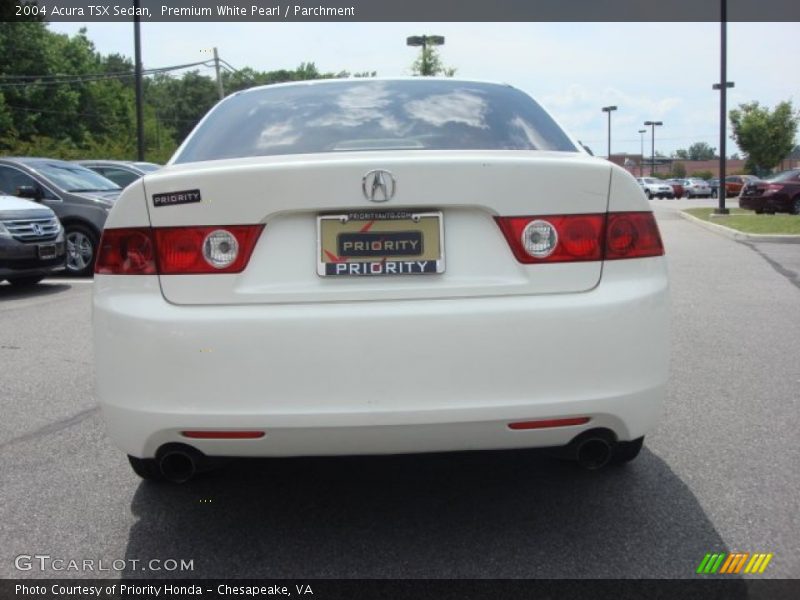 Premium White Pearl / Parchment 2004 Acura TSX Sedan