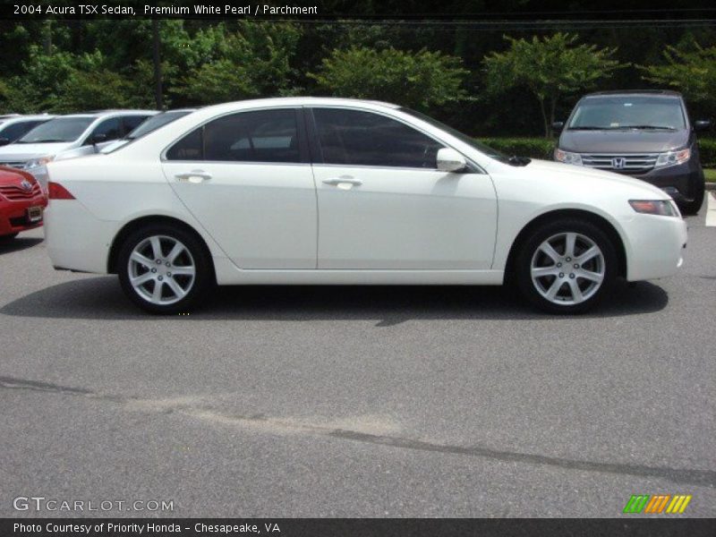 Premium White Pearl / Parchment 2004 Acura TSX Sedan