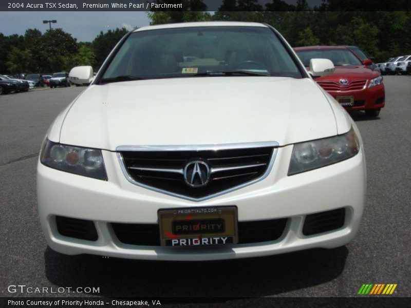 Premium White Pearl / Parchment 2004 Acura TSX Sedan
