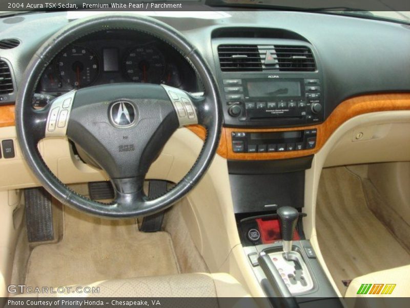 Premium White Pearl / Parchment 2004 Acura TSX Sedan