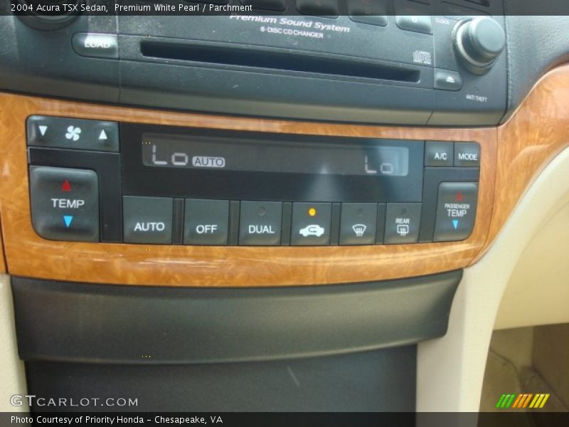 Premium White Pearl / Parchment 2004 Acura TSX Sedan