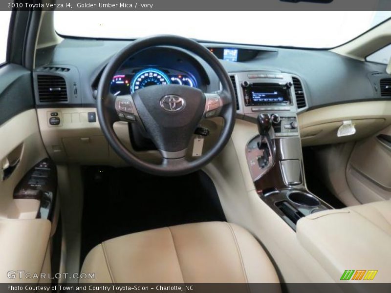Golden Umber Mica / Ivory 2010 Toyota Venza I4