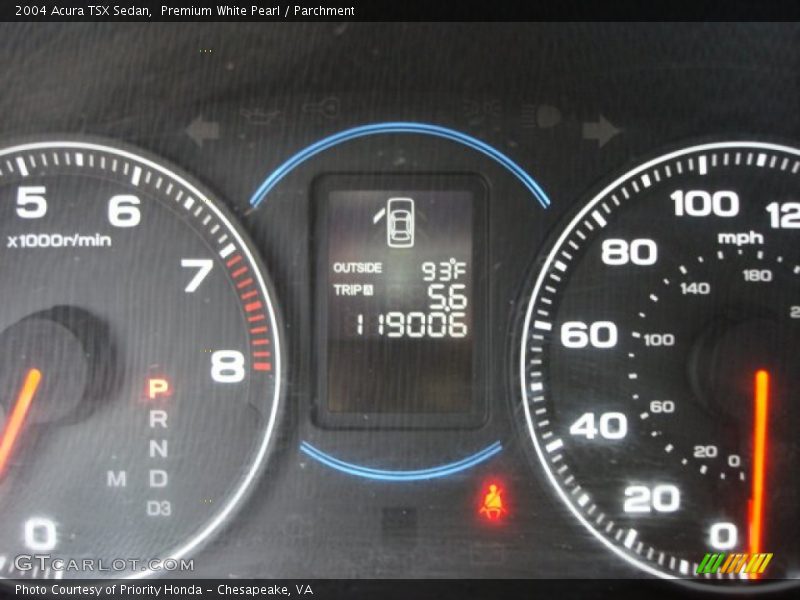 Premium White Pearl / Parchment 2004 Acura TSX Sedan