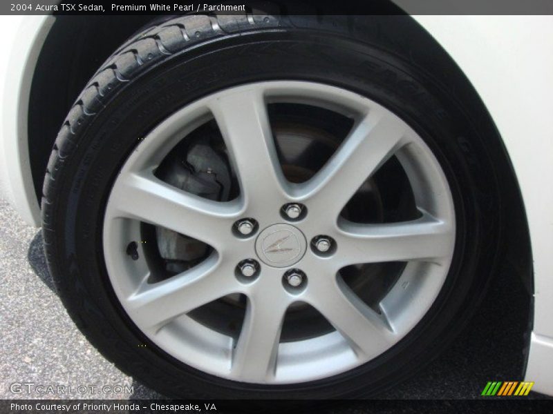 Premium White Pearl / Parchment 2004 Acura TSX Sedan