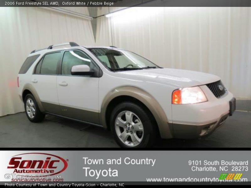 Oxford White / Pebble Beige 2006 Ford Freestyle SEL AWD