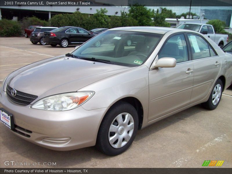 Desert Sand Mica / Taupe 2003 Toyota Camry LE