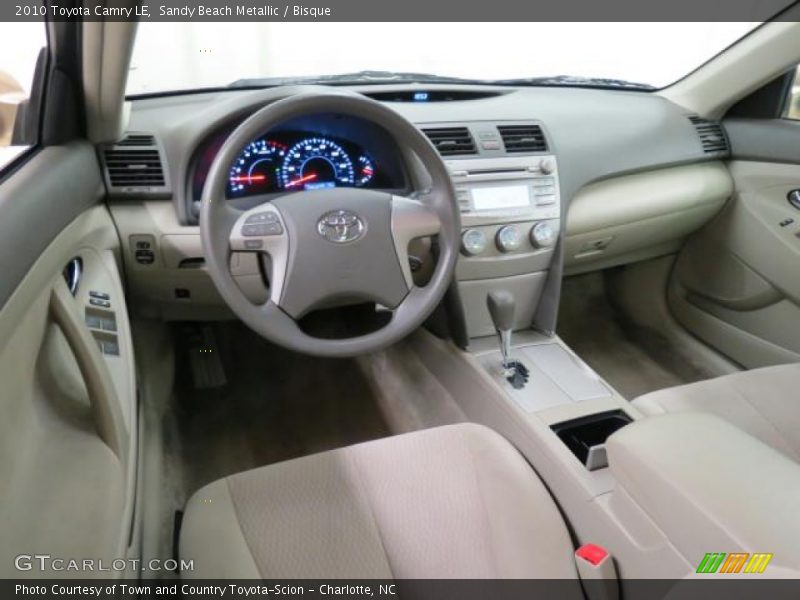Sandy Beach Metallic / Bisque 2010 Toyota Camry LE