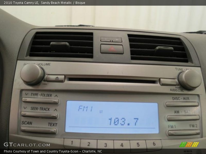 Sandy Beach Metallic / Bisque 2010 Toyota Camry LE
