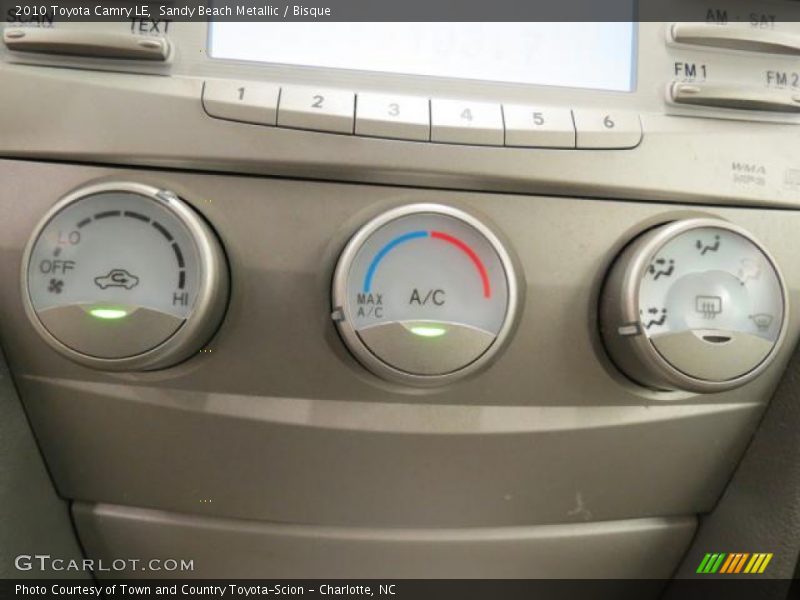 Sandy Beach Metallic / Bisque 2010 Toyota Camry LE
