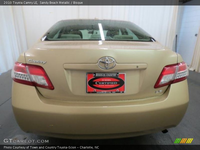 Sandy Beach Metallic / Bisque 2010 Toyota Camry LE
