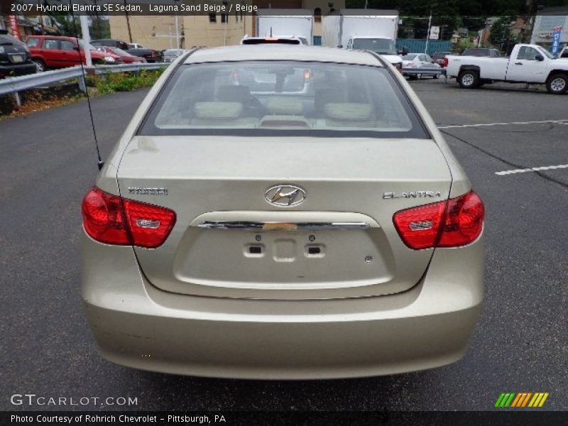 Laguna Sand Beige / Beige 2007 Hyundai Elantra SE Sedan