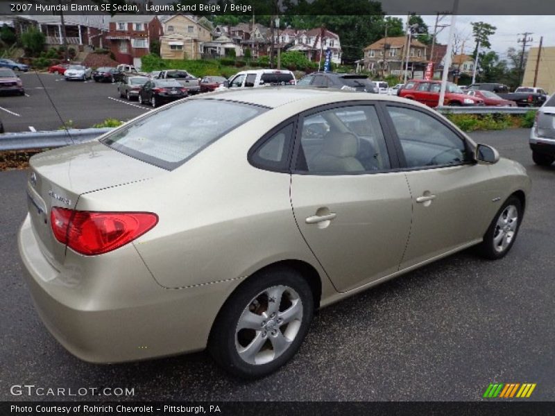 Laguna Sand Beige / Beige 2007 Hyundai Elantra SE Sedan