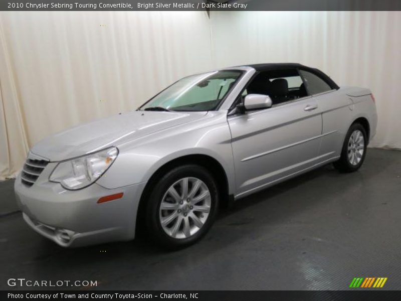 Bright Silver Metallic / Dark Slate Gray 2010 Chrysler Sebring Touring Convertible