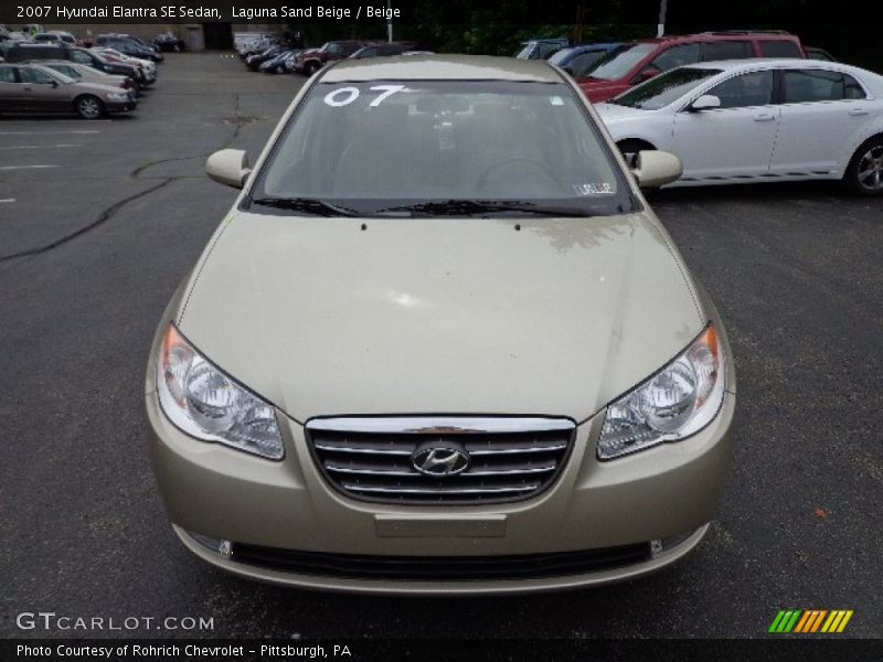 Laguna Sand Beige / Beige 2007 Hyundai Elantra SE Sedan