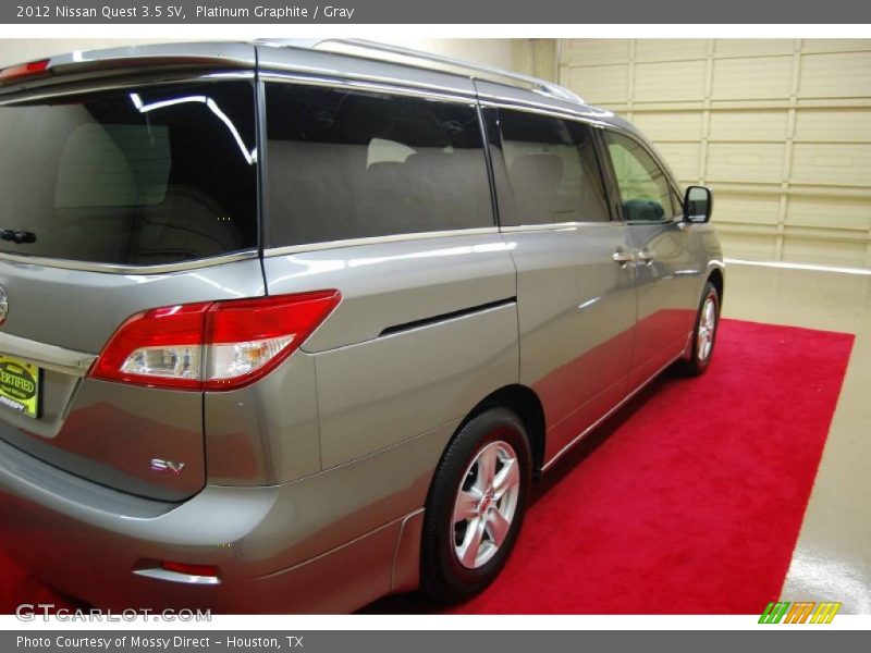 Platinum Graphite / Gray 2012 Nissan Quest 3.5 SV