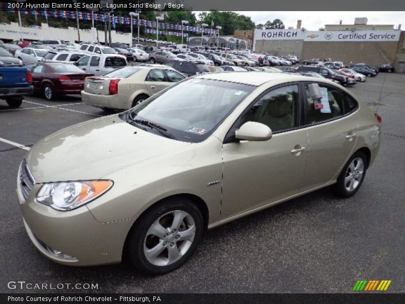 Laguna Sand Beige / Beige 2007 Hyundai Elantra SE Sedan
