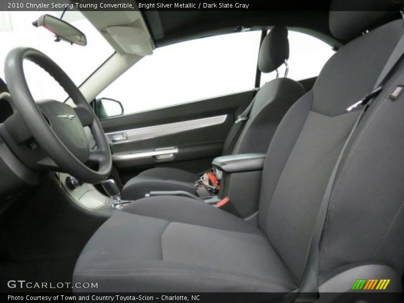 Bright Silver Metallic / Dark Slate Gray 2010 Chrysler Sebring Touring Convertible