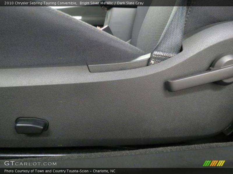 Bright Silver Metallic / Dark Slate Gray 2010 Chrysler Sebring Touring Convertible