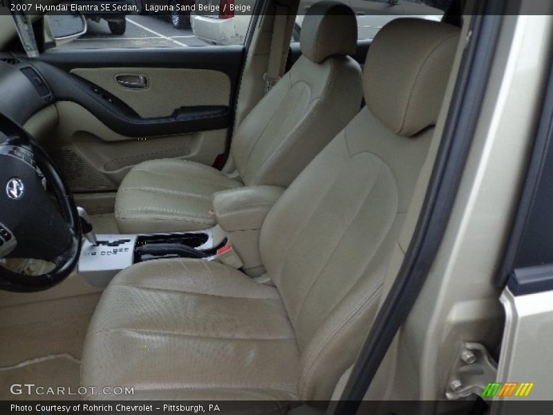 Laguna Sand Beige / Beige 2007 Hyundai Elantra SE Sedan