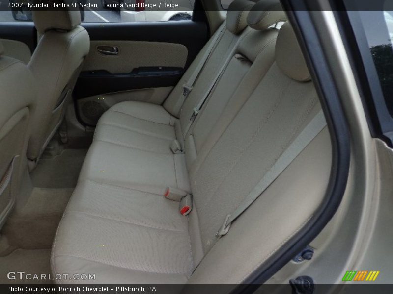 Laguna Sand Beige / Beige 2007 Hyundai Elantra SE Sedan