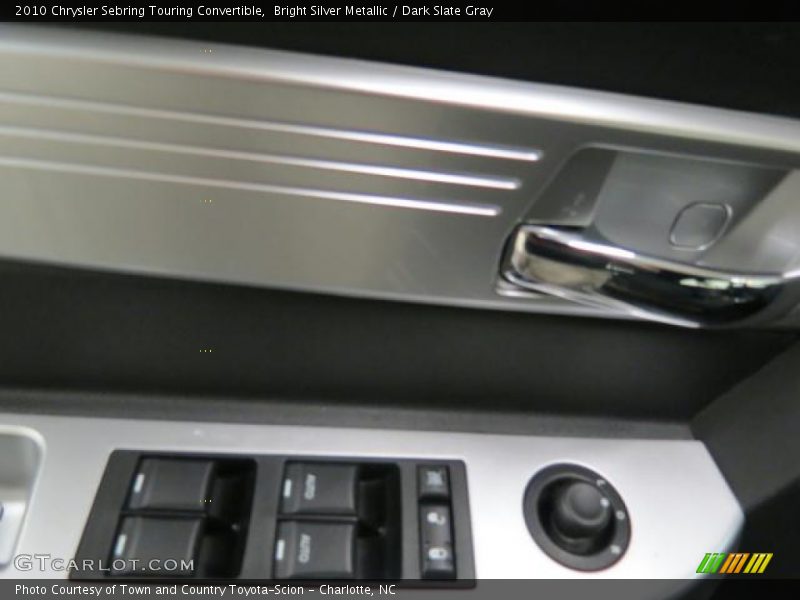 Bright Silver Metallic / Dark Slate Gray 2010 Chrysler Sebring Touring Convertible