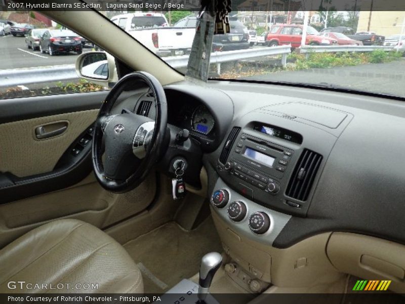 Laguna Sand Beige / Beige 2007 Hyundai Elantra SE Sedan