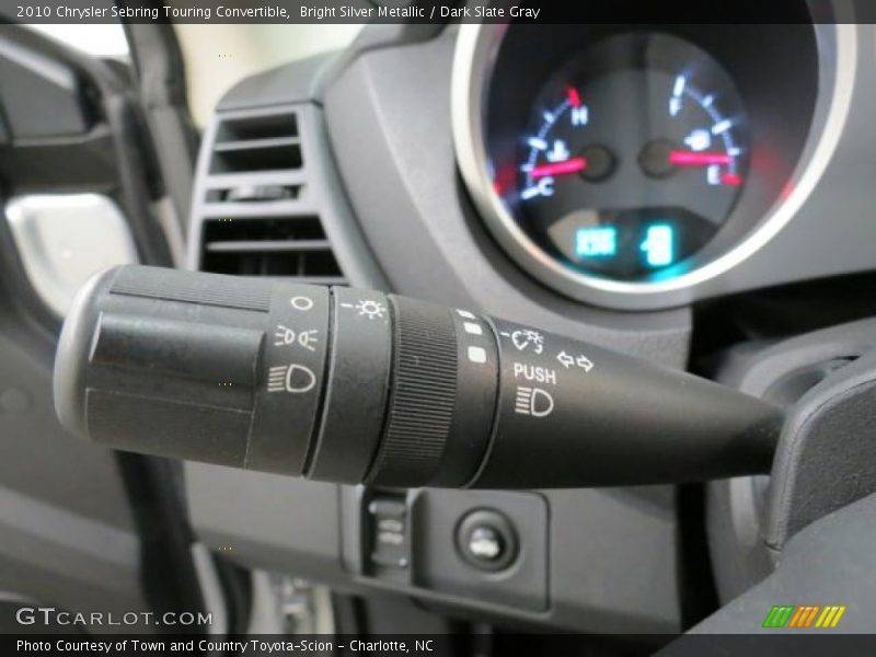 Bright Silver Metallic / Dark Slate Gray 2010 Chrysler Sebring Touring Convertible