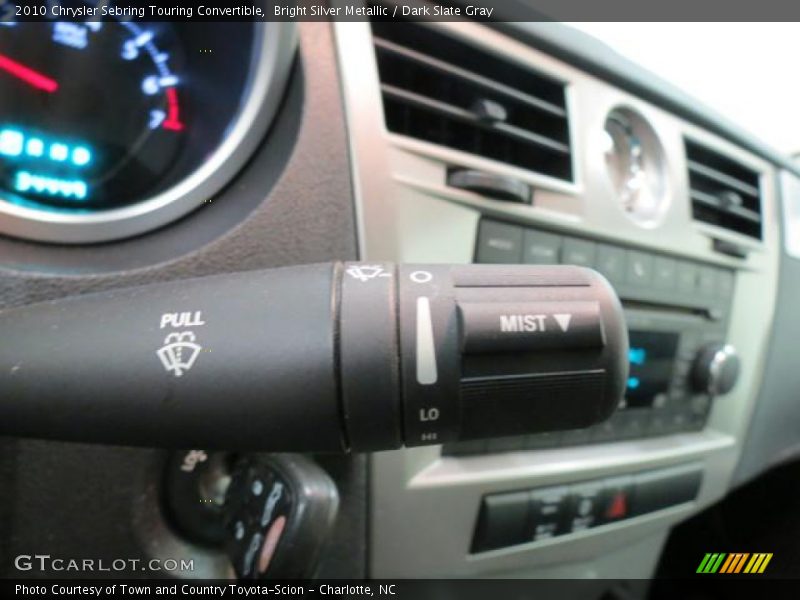 Bright Silver Metallic / Dark Slate Gray 2010 Chrysler Sebring Touring Convertible