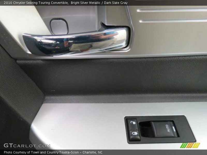 Bright Silver Metallic / Dark Slate Gray 2010 Chrysler Sebring Touring Convertible