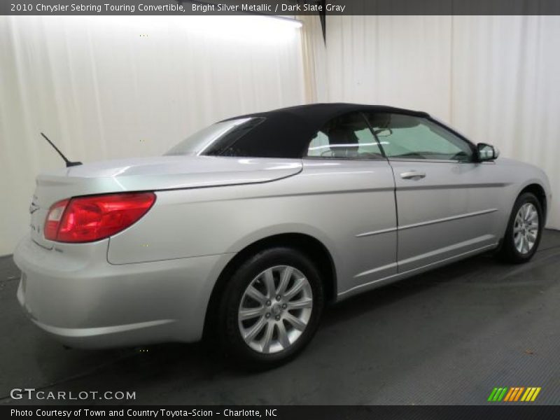 Bright Silver Metallic / Dark Slate Gray 2010 Chrysler Sebring Touring Convertible