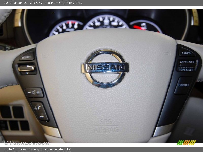 Platinum Graphite / Gray 2012 Nissan Quest 3.5 SV