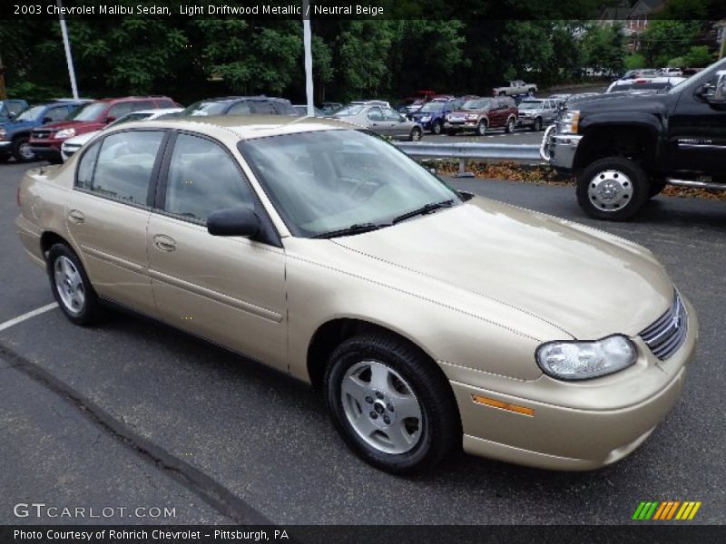 Light Driftwood Metallic / Neutral Beige 2003 Chevrolet Malibu Sedan