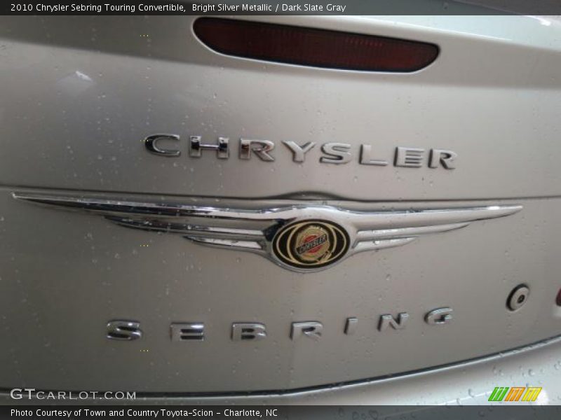 Bright Silver Metallic / Dark Slate Gray 2010 Chrysler Sebring Touring Convertible
