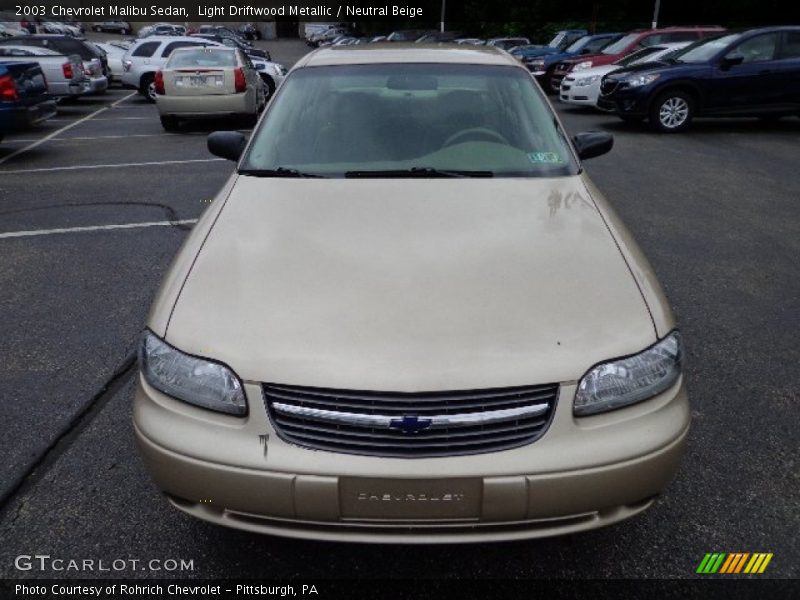 Light Driftwood Metallic / Neutral Beige 2003 Chevrolet Malibu Sedan