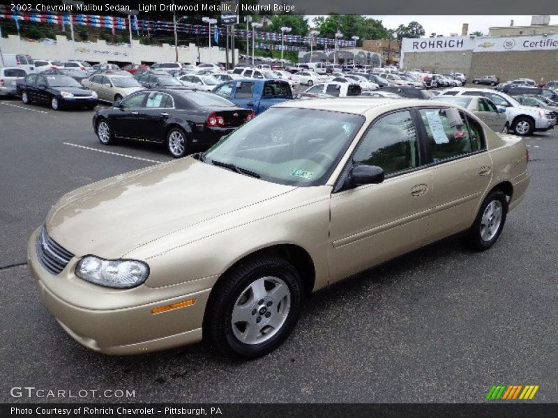 Light Driftwood Metallic / Neutral Beige 2003 Chevrolet Malibu Sedan