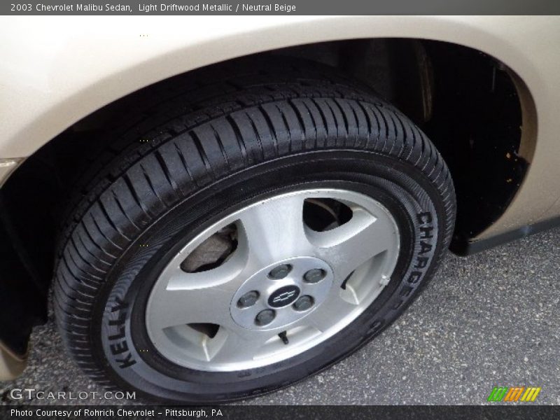 Light Driftwood Metallic / Neutral Beige 2003 Chevrolet Malibu Sedan