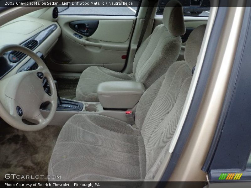 Light Driftwood Metallic / Neutral Beige 2003 Chevrolet Malibu Sedan