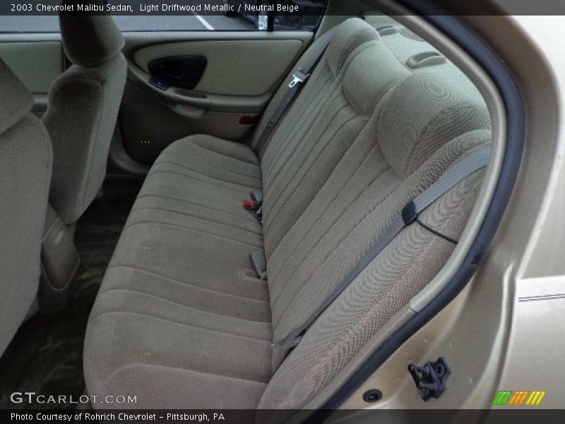 Light Driftwood Metallic / Neutral Beige 2003 Chevrolet Malibu Sedan