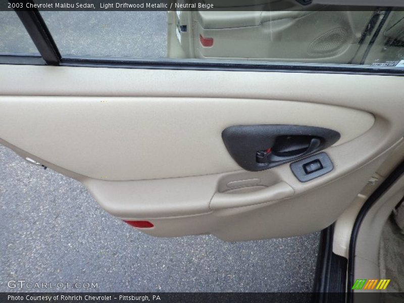 Light Driftwood Metallic / Neutral Beige 2003 Chevrolet Malibu Sedan