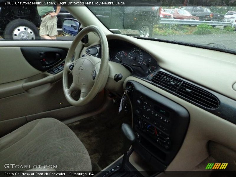Light Driftwood Metallic / Neutral Beige 2003 Chevrolet Malibu Sedan