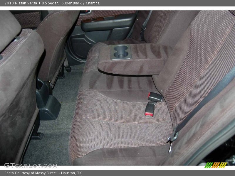 Super Black / Charcoal 2010 Nissan Versa 1.8 S Sedan