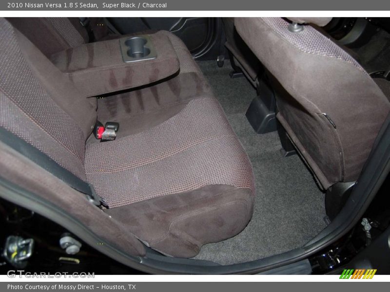 Super Black / Charcoal 2010 Nissan Versa 1.8 S Sedan