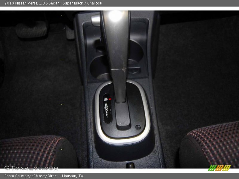 Super Black / Charcoal 2010 Nissan Versa 1.8 S Sedan