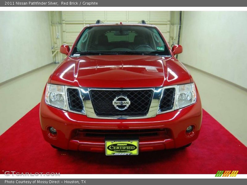 Red Brick / Graphite 2011 Nissan Pathfinder Silver