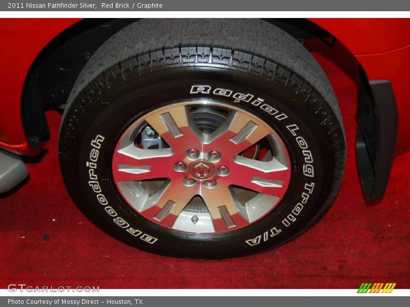 Red Brick / Graphite 2011 Nissan Pathfinder Silver