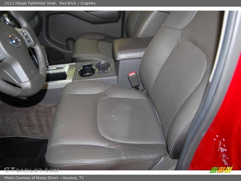 Red Brick / Graphite 2011 Nissan Pathfinder Silver