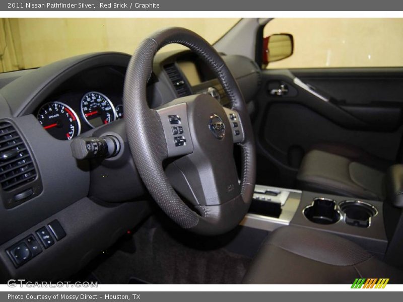 Red Brick / Graphite 2011 Nissan Pathfinder Silver