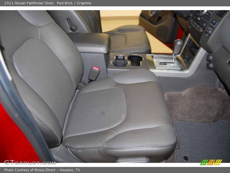 Red Brick / Graphite 2011 Nissan Pathfinder Silver