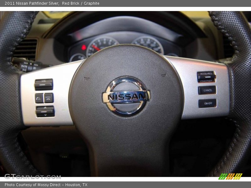 Red Brick / Graphite 2011 Nissan Pathfinder Silver